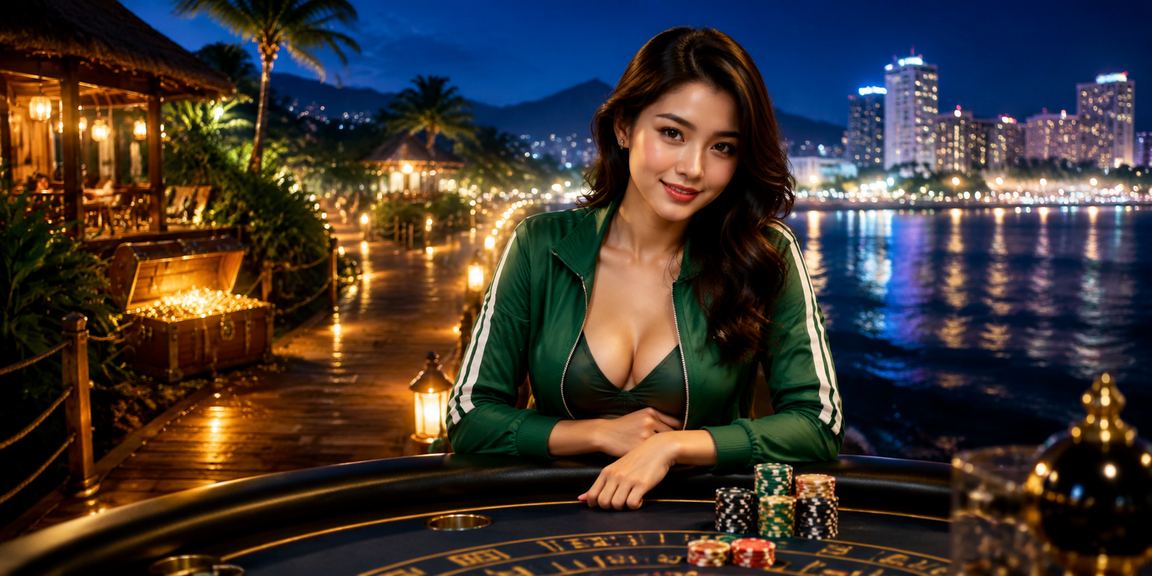 Khung cảnh cá cược chuyên nghiệp tại Nha Trang với nền đèn tối neon rực rỡ